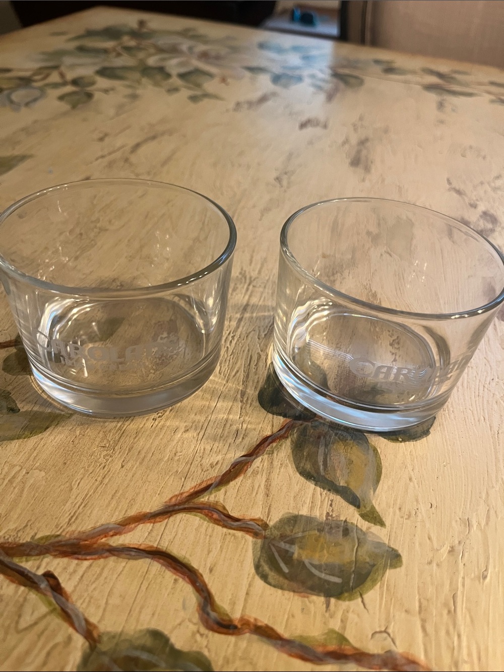 Carolans Irish Cream glasses